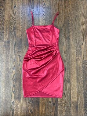 fiona formal one shoulder high slit dress Fiona Formal One-Shoulder High Slit Dress main image 1